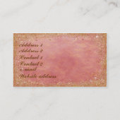 Golden Faerie Visitekaartje (Achterkant)