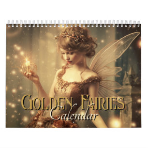 Golden Fairy Fantasy Fae Vrouwen 2024 Kalender