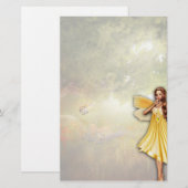 Golden Fairy Stationery Briefpapier (Voorkant / Achterkant)