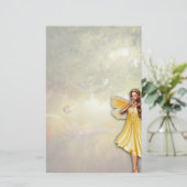 Golden Fairy Stationery Briefpapier (Staand voorkant)