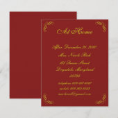 Golden Fairy Tale At Home-kaart (Voorkant / Achterkant)