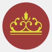 Golden Fairy Tale Sticker (rood) (Voorkant)