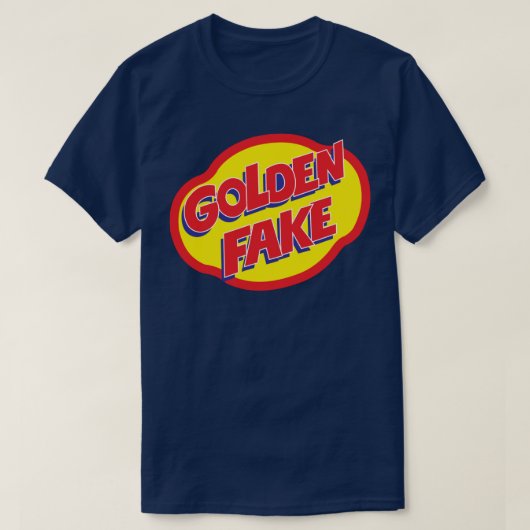 Golden Fake T-shirt (Design voorkant)
