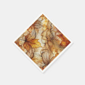 Golden Fall laat alcoholinkt ontkoppelingspapier a Servet (Hoek)