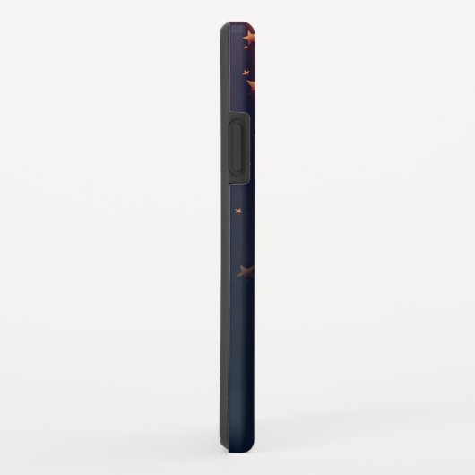 Golden Falling Stars Case-Mate iPhone Case (Achterkant/rechts)