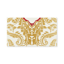 Golden fancy bloeit tafel escort kaart