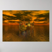 Golden Fantasy Angel Poster (Voorkant)