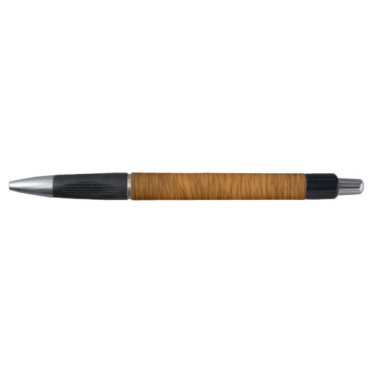 Golden Faux Rough Wood Background Pen (Voorkant)