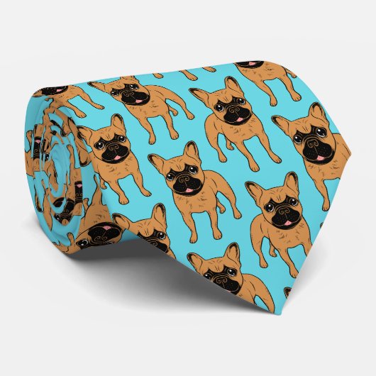 Golden Fawn Frenchie Stropdas (Opgerold)