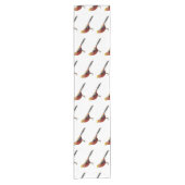 Golden fazant vogel cartoon illustratie korte tafelloper (Voorkant)