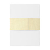 Golden Feather Canvas Uitnodiging Belly Bands Uitnodigingen Wikkel (Achterkant Voorbeeld)