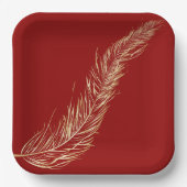Golden Feather Papieren Bordje (Voorkant)