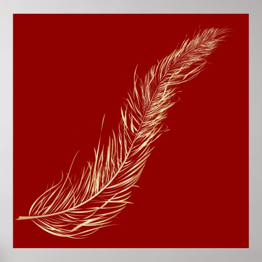 Golden Feather Poster (Voorkant)