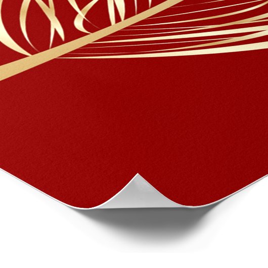 Golden Feather Poster (Hoek)