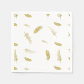 Golden Feather Servet (Voorkant)