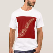 Golden Feather T-shirt (Voorkant)