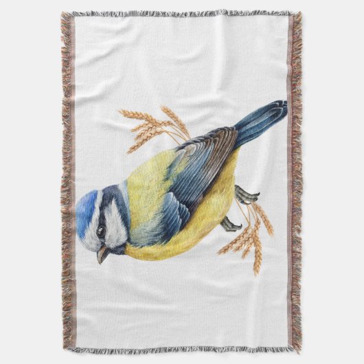 Golden Feathers Deken (Voorkant Verticaal)