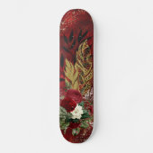 Golden Feathers en Rozen Dd Brand Persoonlijk Skateboard (Voorkant)