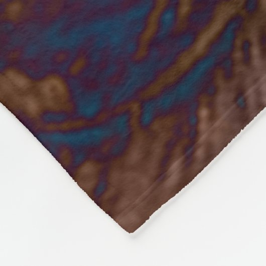 Golden Feathers Fleece Deken (Hoek)