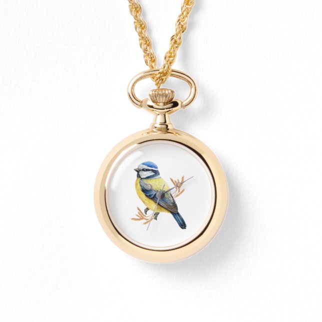 Golden Feathers Horloge (Voorkant)