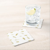 Golden Feathers Kartonnen Onderzetters (Insitu)