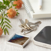 Golden Feathers Sleutelhanger (Zijkant)