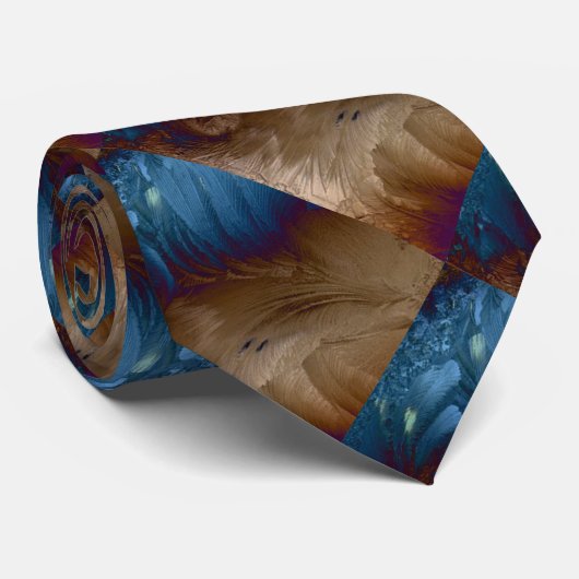 Golden Feathers Stropdas (Opgerold)