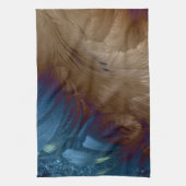 Golden Feathers Theedoek (Verticaal)