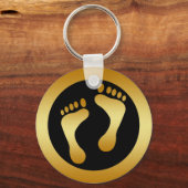 GOLDEN FEET SLEUTELHANGER (Voorkant)