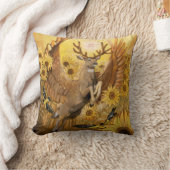 Golden Feilds Mule Deer Kussen (Deken)