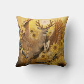 Golden Feilds Mule Deer Kussen (Achterkant)