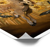 Golden Feilds Mule Deer Poster (Hoek)