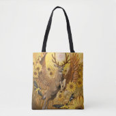 Golden Feilds Mule Deer Tote Bag (Voorkant)