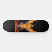 Golden Fenix Fire Storm Persoonlijk Skateboard (Horizontaal)