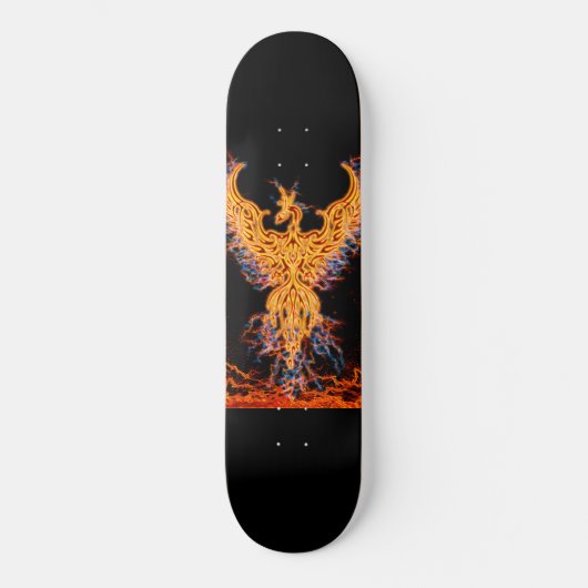 Golden Fenix Fire Storm Persoonlijk Skateboard (Voorkant)