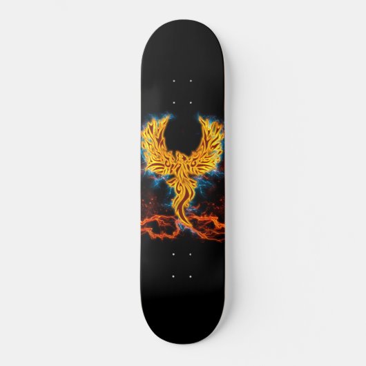 Golden Fenix Lightning wings Persoonlijk Skateboard (Voorkant)