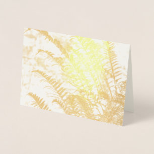Golden Fern - Hartelijk dank Folie Kaarten