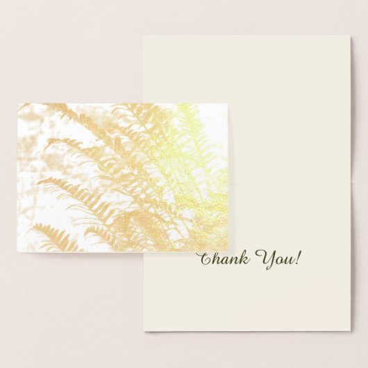 Golden Fern - Hartelijk dank Folie Kaarten (Display)