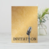 Golden Festival Verjaardag Gepersonaliseerde uitno Kaart (Staand voorkant)