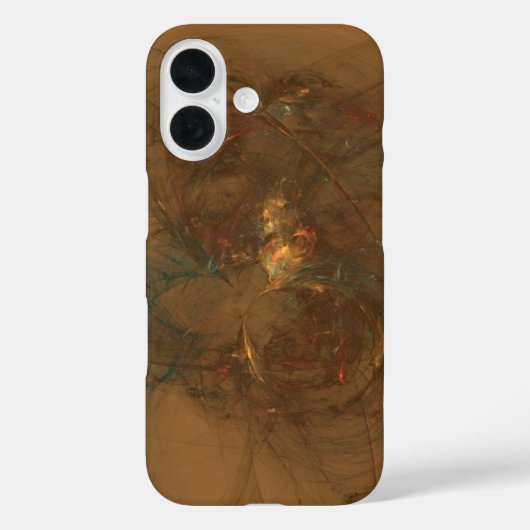 Golden Fibres abstracte kunst Case-Mate iPhone Case (Achterkant)