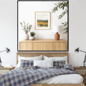 Golden Field Uitzicht Canvas Afdruk (Insitu (Slaapkamer))