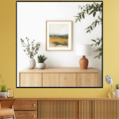 Golden Field Uitzicht Canvas Afdruk (Insitu (Woonkamer))