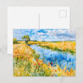 Golden Fields beroemd gemaakt door Havel Havelland Briefkaart (Voorkant / Achterkant)