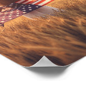 Golden Fields of Freedom – 4th of July Art Poster (Hoek)