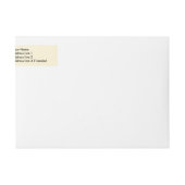 Golden Filigree kerstboom — Terugkeeradres (Voorkant)