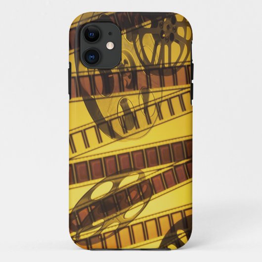 Golden Film Movie Reels Case-Mate iPhone Case (Achterkant)