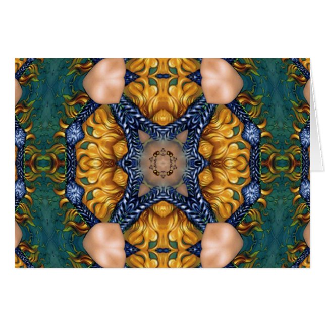 Golden Fire Blue Ropes (Voorkant Horizontaal)