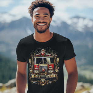 Golden Fire Engine Hero T-shirt