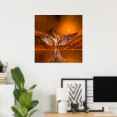 Golden Fire Poster (Thuiskantoor)