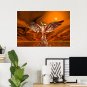 Golden Fire Poster (Thuiskantoor)